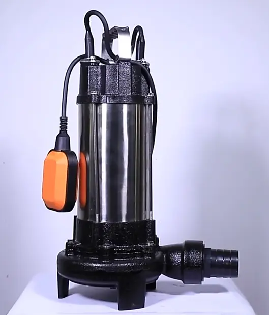 Meilleure qualité pompe de coupe des eaux usées lame de coupe submersible pompe à eaux usées domestiques