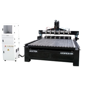 1630 3 <strong>Axis</strong> 4 <strong>Axis</strong> 6 Spindle 6 Rotary <strong>Multi</strong> Head 4 <strong>Axis</strong> <strong>Cnc</strong> <strong>Machine</strong> 6 Heads <strong>Cnc</strong> Router - Product Image 2