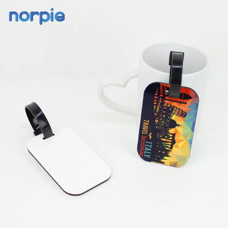 Travel Decorating Accessories Fashion Wooden Luggage Tag for Sublimation