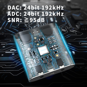USB C和照明音频适配器，24Bit/192kHz立体声和独立的音量控制，用于录制，直播和播客 - Product Image 2