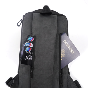 Phong cách decontracte thiết kế Crossbody sac Homme ceinture Femme Zip thể thao sac de poitrine En gros - Product Image 5