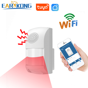 Tuya Smart WiFi Infrared Sound <strong>Alarm</strong> Detectors Motion Sensor <strong>Alarm</strong> APP Control Timing Arm and <strong>Disarm</strong> WiFi Motion Sensor <strong>Alarm</strong> - Product Image 2