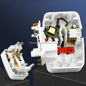 High Quality <strong>Multi</strong>-function Travel <strong>Adapter</strong> Global Universal Power <strong>Plug</strong> <strong>With</strong> Double USB Port Charger Converter <strong>EU</strong> UK US AU <strong>Plug</strong> - Product Image 5