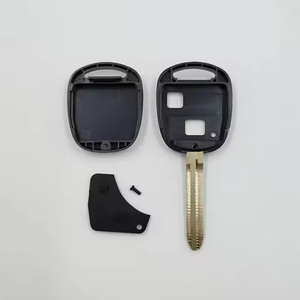 2-Tasten-Fernbedienung Schlüssel anhänger Blank Case Smart Key Shell Cover mit ungeschnittener Klinge Geeignet für Toyota-Zubehör - Product Image 3