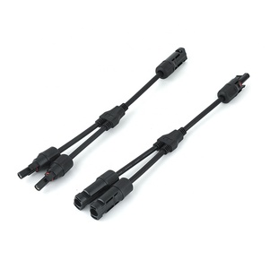 IP67 1000V Conexión paralela 1 a 2 Y Tipo Rama DC Impermeable Pv Conector de energía solar CE Conector solar macho y hembra - Product Image 1