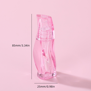 Advanced Transparent Pink Wavy High Appearance <strong>Value</strong> Lip Gloss Liquid Contouring Concealer <strong>Tube</strong> Empty with Customizable Craft - Product Image 3