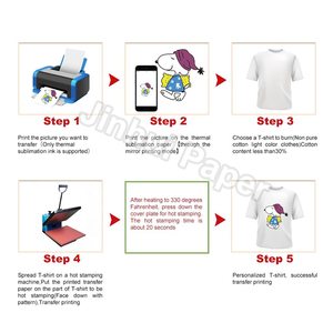 Giấy Thăng Hoa A3/A4 Giấy Thăng Hoa Dệt 100 Tấm Giấy Thăng Hoa - Product Image 4