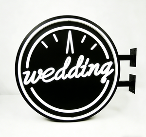 ウェディングサイン ノスタルジアと現代性の融合 ウェディングネオンボックス LEDライトボックス 店舗用 LEDレターサイン 3Dロゴ ウェディングサイン - Product Image 5