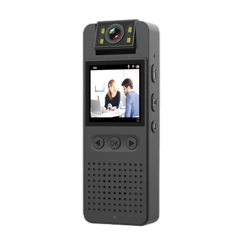 CS06 Mini Body Camera 1080P Modo de grabación Videocámaras de bolsillo portátiles con monitoreo Video body cam