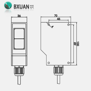 BXuan Long-range 0 to 20M Sensing Range Adjustable NPN PNP Relay <strong>Diffuse</strong> Reflection <strong>Proximity</strong> <strong>Sensor</strong> Photoelectric Switch <strong>Sensor</strong> - Product Image 5