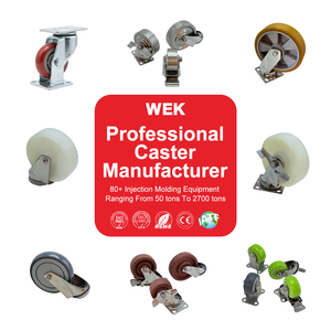 WEK不锈钢7英寸减震脚轮重型悬架 - Product Image 1