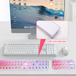 Personalizado PC DIY TPU película teclado numérico teclado alfombrilla de ratón transparente de silicona Gaming alfombrilla de ratón con reposamuñecas para el hogar Oficina - Product Image 3