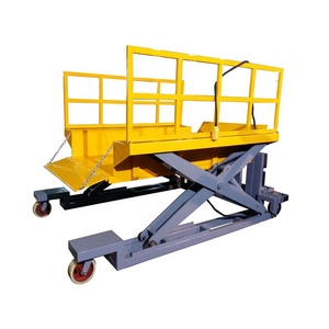 Precio de fábrica Contenedor Muelle Camión Plataforma de trabajo de carga y descarga Motor personalizado para motor de tijera móvil Mesa de motor