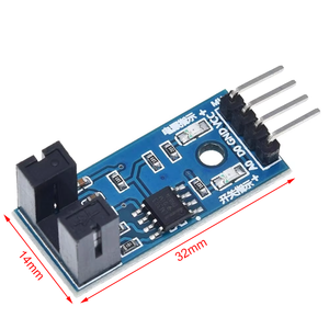 光電ビーム速度センサーモジュールスロットタイプOptoCoupler LM393 Opto Coupler Tacho-Generator Counter for Arduino - Product Image 2