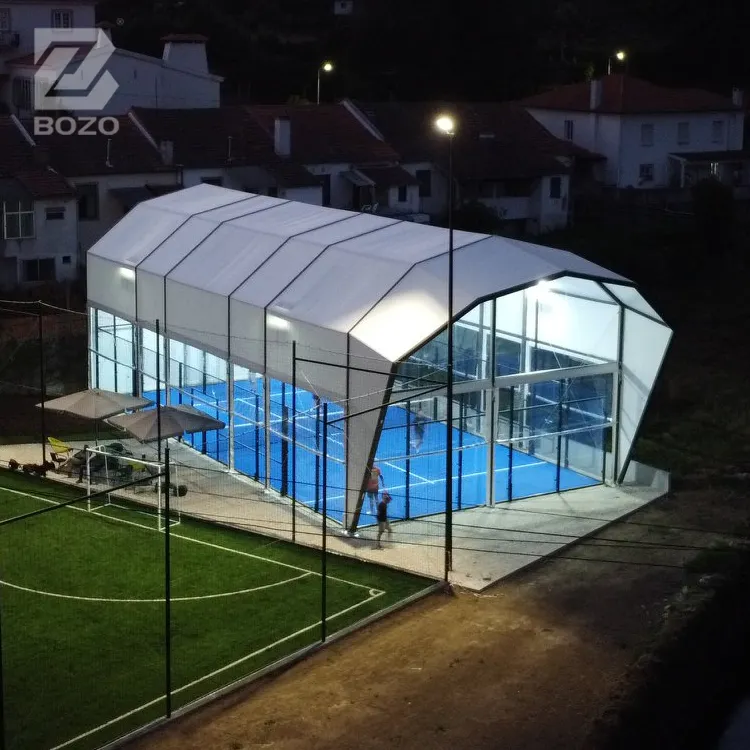 20x30m per la sede 2 paddle Pickleball campo stadio baldacchino poligono tenda per lo sport Arena e stadio tessuto in Pvc Tente per la vendita