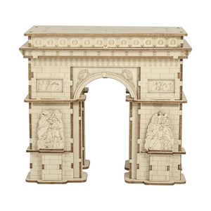 Robotime rolife Bán Buôn Đồ chơi tg502 nổi tiếng thế giới xây dựng Arc de Triomphe mô hình Kit 3D câu đố bằng gỗ - Product Image 6