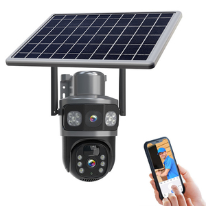 P3H 4MP IP-CCTV-Kamera mit zwei Objektiven WiFi-Batterie Solarenergie 4G Sim-Karte 4G Nacht version Bewegungs melder CMOS IP66 Verwendung in Innenräumen - Product Image 6