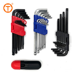 ชุดเครื่องมือประแจหกเหลี่ยมสแตนเลสสตีล3มม. หัวบอลหัวแหลมมาตรฐาน - Product Image 1