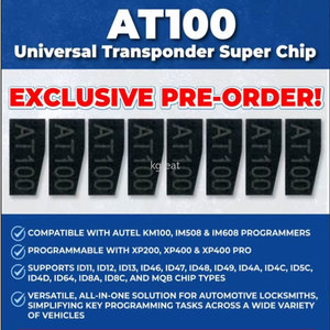 AT100 <strong>Universal</strong> Super <strong>Transponder</strong> Chip for Autel <strong>Key</strong> Programming Chip for XP200 XP400 XP400PRO Cars Vehicle <strong>Keys</strong> - Product Image 3