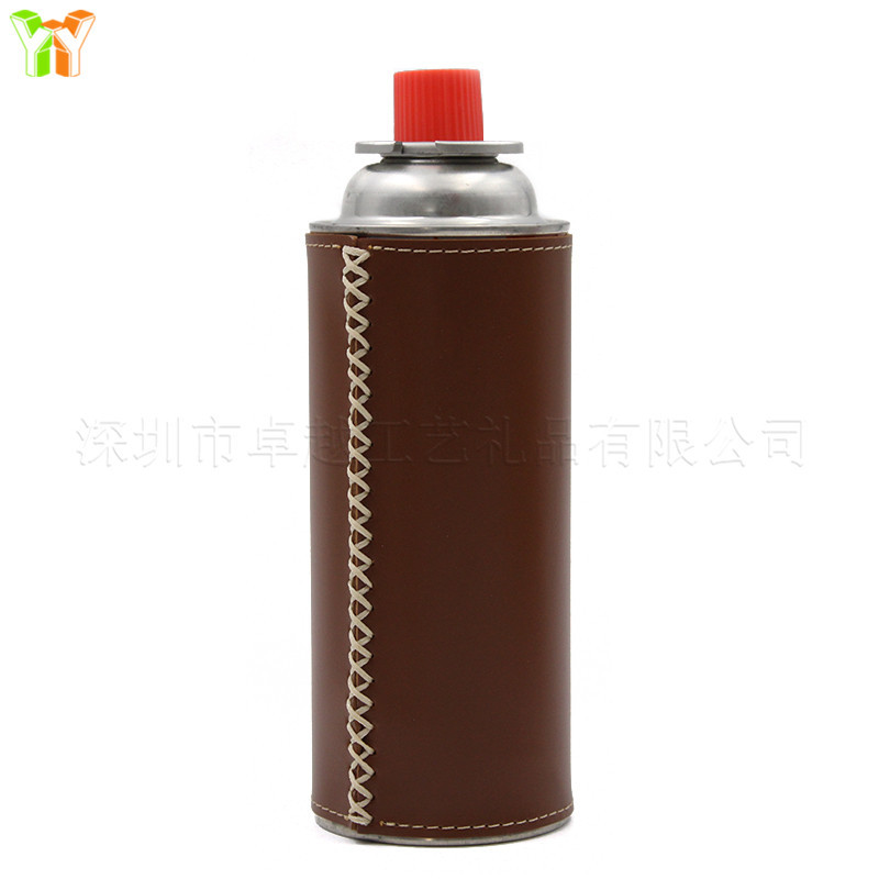 Manchon de bouteille de gaz marron foncé