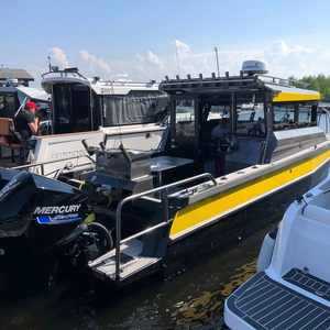 Deniz kral 25ft kolay zanaat XL kabin ucuz yat lüks dıştan takma Motor V gövde alüminyum balıkçı teknesi satılık avustralya - Product Image 5