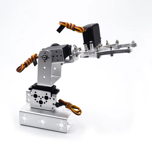 RoboWiz DIY 3DOF 3-Achsen-Metallroboter Mechanischer Arm mit Greifer klemmens atz