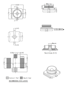 Đầu Nố<span class=keywords><strong>i</strong></span> Ống Đồng Trục RF 4 Microco <span class=keywords><strong>MHF</strong></span> 20449-001E 20579-001E <span class=keywords><strong>MHF</strong></span> <span class=keywords><strong>I</strong></span>-<span class=keywords><strong>PEX</strong></span> - Product Image 3