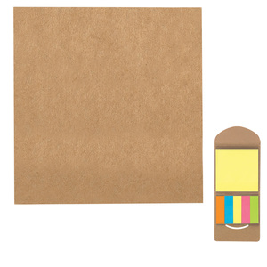 Notas adhesivas de impresión personalizadas de nuevo diseño para la escuela Portapapeles adhesivos negros con cubierta de sobre - Product Image 6