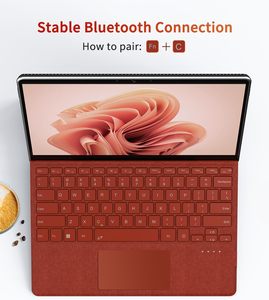 2024热销超薄触摸板定制语言键盘适用于微软Surface Go 1 2 3 4 Pro 3 4 5 6 7 Pro 8 9 X键盘 - Product Image 4
