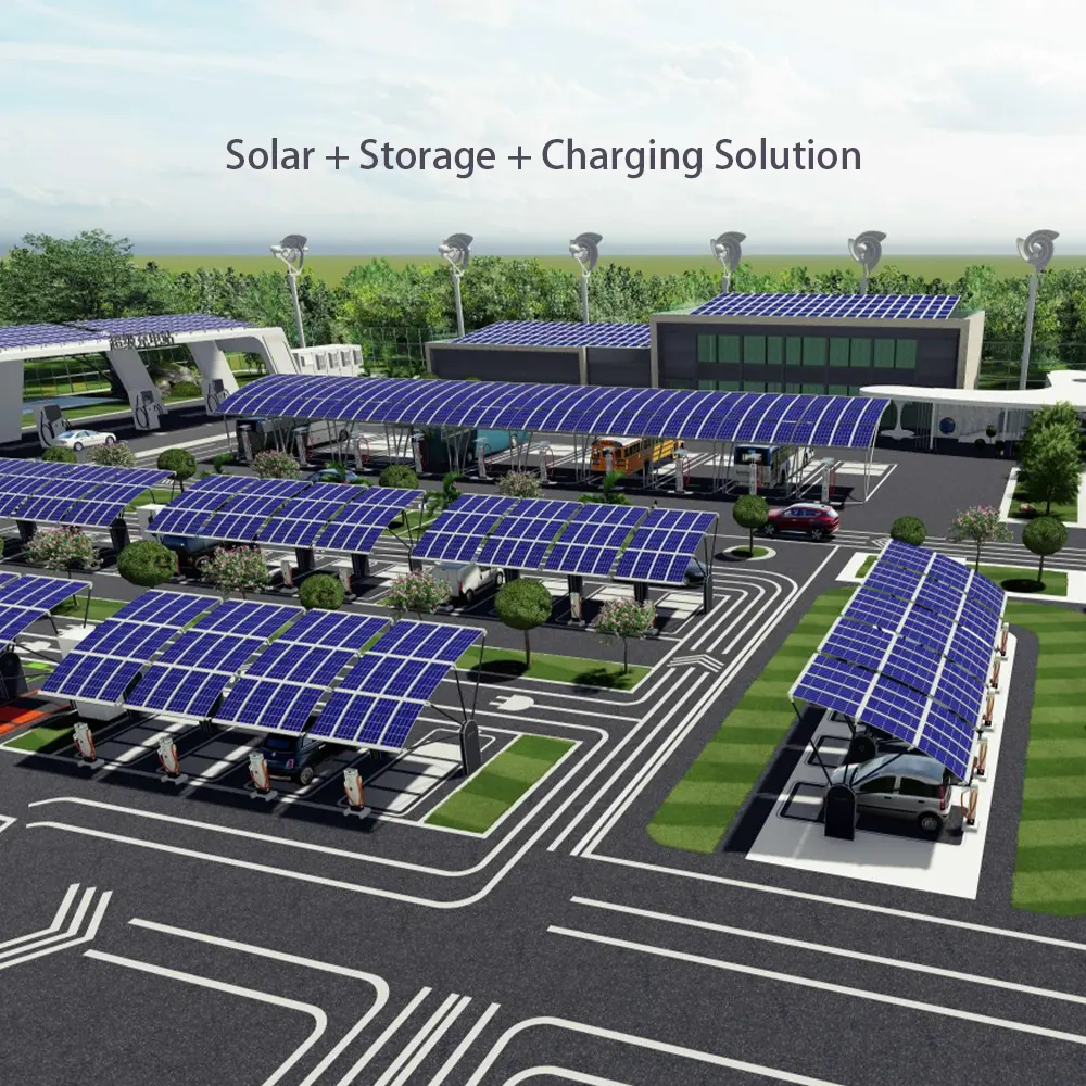 Scu One-Fits-All Oplossing Zonne-Pv Batterij Energieopslag Ev Dc Oplader Elektrische Auto Laadstation