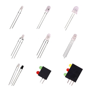 Ekinglux 5mm tüm renkli Ultra kırmızı LED 3 Volt trafik ışığı lamba diyot 5V Max ters Volta durumda delik ambalaj ile - Product Image 2