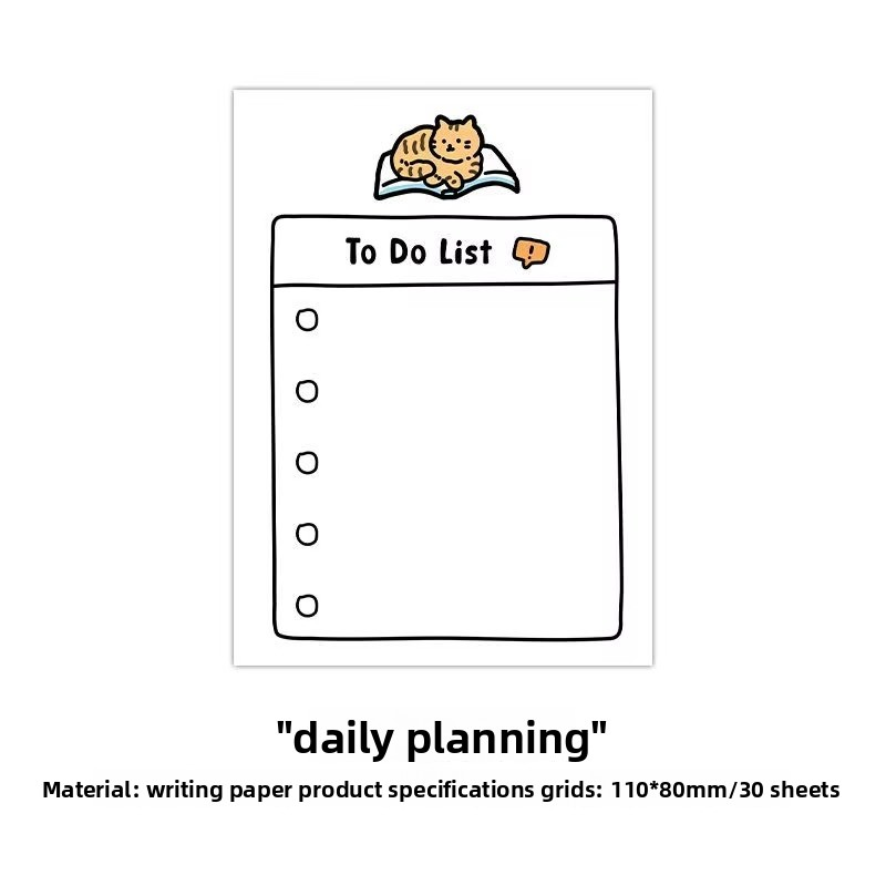 Daily Planning white