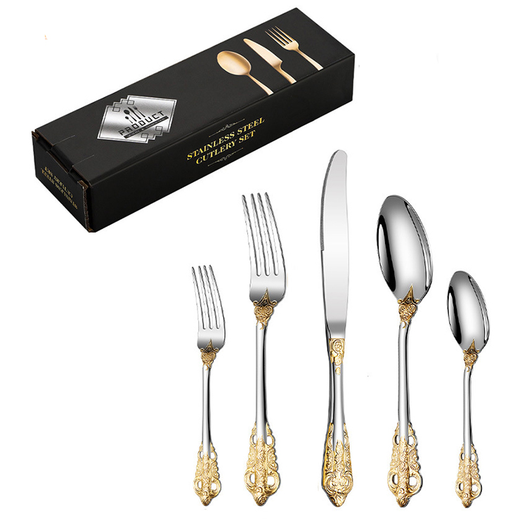 Partial gold plating -5 piece set