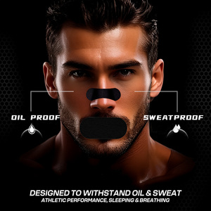 Vireo Latex-free Oil-proof Sweat-proof Nasal Tiras Evitar Ronco Soft Silk Mouth Tape para dormir - Product Image 2