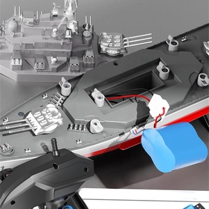 2.4G 4CH Remote Control Electric Sea Rider Military Warship <strong>Toys</strong> <strong>Battleship</strong> 1/390 Scale RC <strong>Battleship</strong> Model Cruiser - Product Image 4