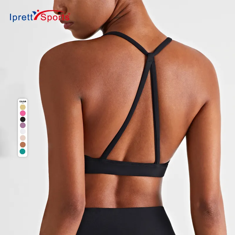 Sexy Design Backless Sports Vest Tops Yoga Bra Moda Fitness Linda Back Sports Underwear das Mulheres