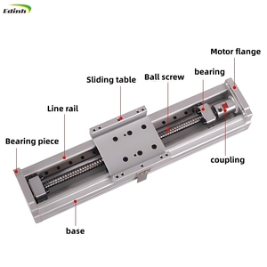 Silencio de alta velocidad Manual etapa lineal deslizante Cnc 3 ejes 50 4000mm XYZ etapa de movimiento lineal motorizado - Product Image 1