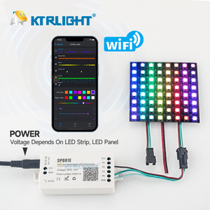 DC5-24V программируемое приложение SP801E iOS Android Art-Net Magic Wifi Control WS2812B светодиодная матричная панель - Product Image 3
