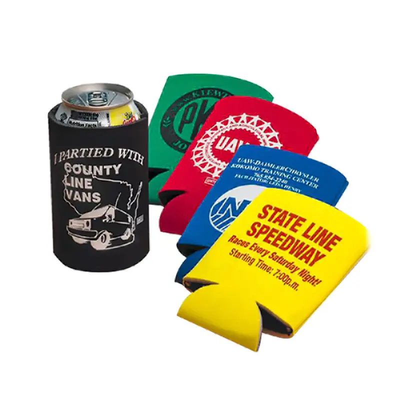 Customizable Can Coozies 3Mm Neoprene Thermal Insulated Beer Can Covers Funny Drink Sleeve Holder Personalized Soft Can Cooler