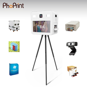 2024 nóng bán DSLR màn hình cảm ứng Photo Booth LED Photo Booth vòng ánh sáng dnp máy in - Product Image 5