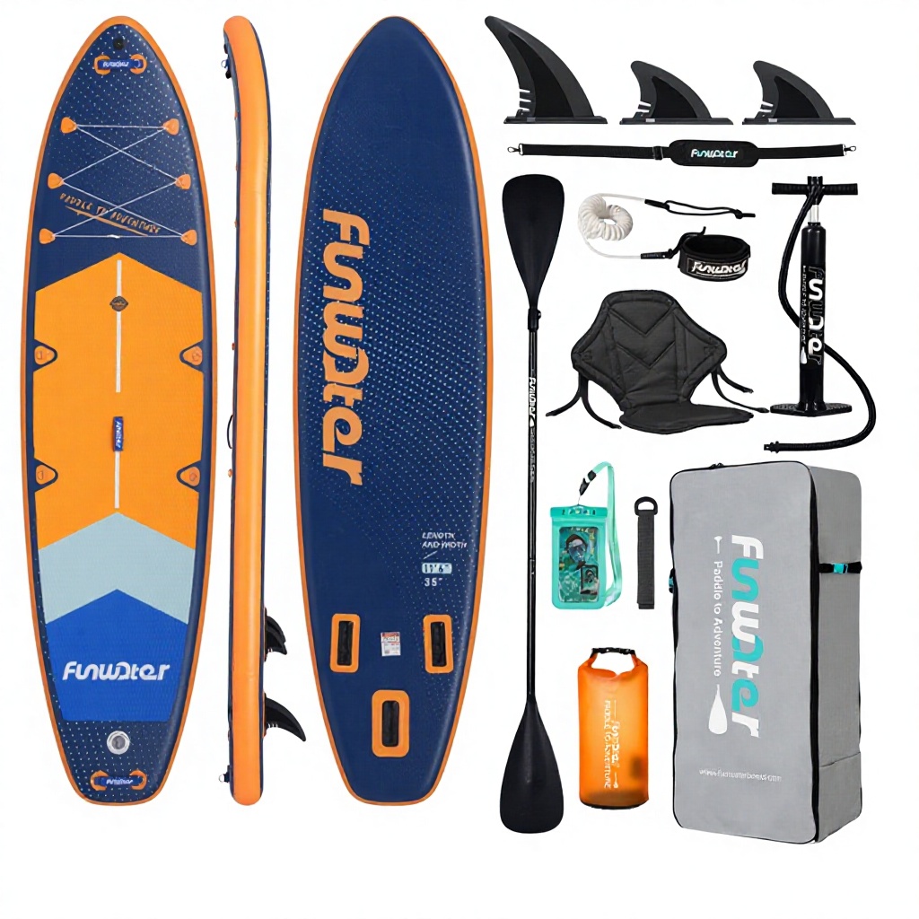SUPFW43B--Tabla estrellada extra ancha azul profundo de 350 cm