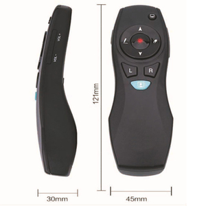 2.4G wireless telecomando puntatore laser rosso con puntatore del mouse ad aria senza fili presentatore telecomando PPT puntatore del punto di potenza Clicker - Product Image 2