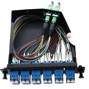 Factory wholesale LC OM3 OM4 LGX MTP MPO Cassette <strong>Module</strong> 12 24 Fiber MPO to LC Cassette for Fiber Optic <strong>Patch</strong> <strong>Panel</strong> MPO Cassette - Product Image 2