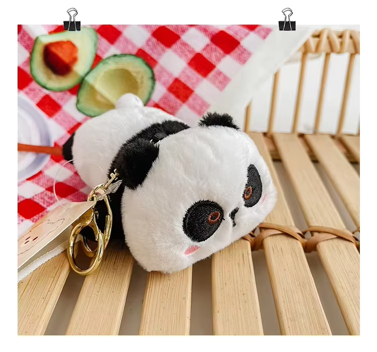 Panda lying on its back
