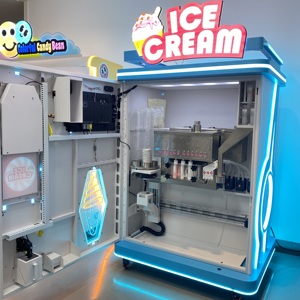 Thông minh hoàn toàn tự động kỹ thuật số màn hình cảm ứng Kem Máy bán hàng tự động SDK chức năng mới ngoài trời tàu điện ngầm mềm Băng trung tâm mua sắm - Product Image 6