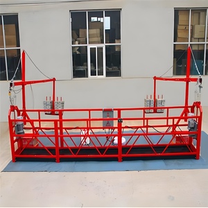 Modern endüstriyel <span class=keywords><strong>ZLP</strong></span> elektrik askıya çalışma platformu çelik konstrüksiyon ile alüminyum hava iş kaldırma asılı Basket-ZLP630