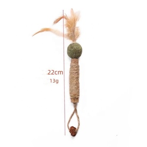 Palo de molienda de dientes de gato Silvervine Catnip masticar Limpieza de dientes juguetes interactivos para gatos - Product Image 6
