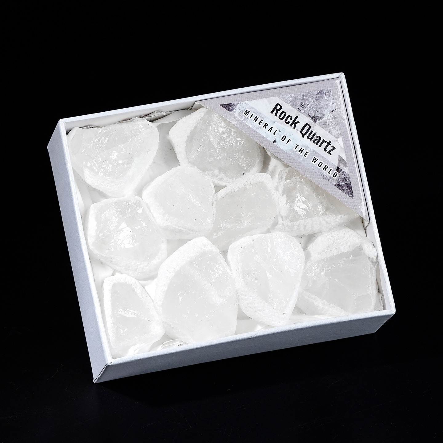 Piccola confezione regalo bianca-cristallo bianco