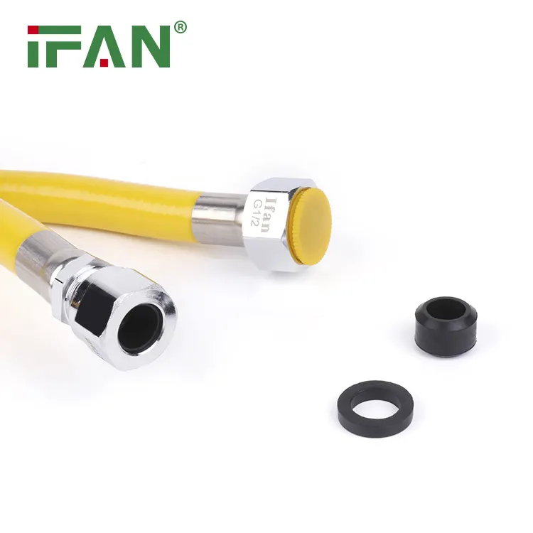 IFAN tubo flessibile per Gas SS304 di alta qualità da 30-60CM tubo flessibile a soffietto in acciaio inossidabile