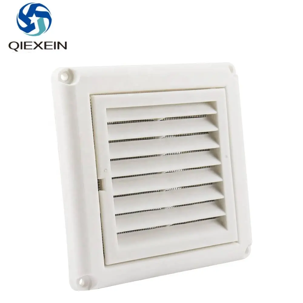 Plastic Square Air Diffuser Punched Air Vent Cover Air Louver Ventilation Exhaust Fan Cover